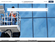 Tablet Screenshot of glazenwasser-info.be